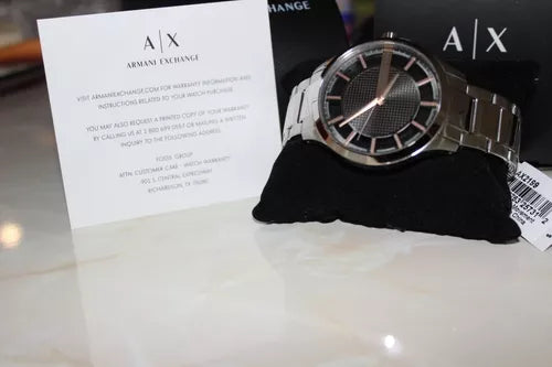 Armani Exchange Hampton Chronograph Skeleton Black Dial Silver Steel Strap Watch For Men - AX2199 Buy Now By Armani Exchange