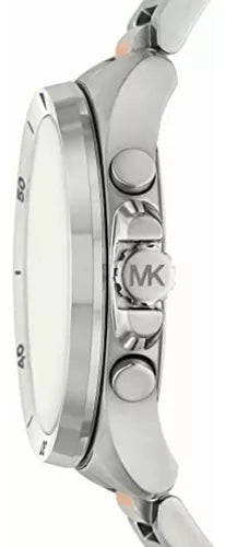 Michael Kors Brecken Chronograph Blue Dial Two Tone Steel Strap Watch For Men - MK9065 Buy Now By Michael Kors