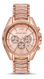 Michael Kors Whitney Chronograph Rose Gold Dial Rose Gold Steel Strap Watch For Women - MK6730 Buy Now By Michael Kors