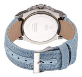 Guess Limelight Quartz Blue Dial Blue Leather Strap Watch For Men - W0775l1 Buy Now By Guess