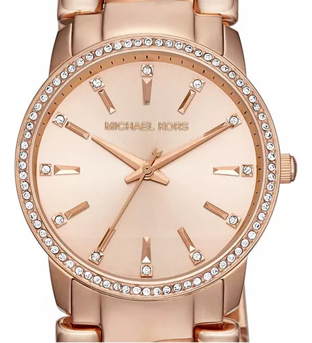 Michael Kors Nini Quartz Crystals Rose Gold Dial Rose Go Watch For Women - MK3236 Buy Now By Michael Kors