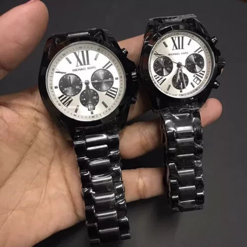 Michael Kors Bradshaw Chronograph Quartz White Dial Grey Steel Strap Watch For Men - MK5952 Buy Now By Michael Kors