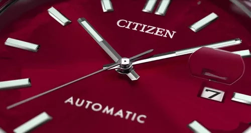 Citizen Tsuyosa Automatic Red Dial Silver Steel Strap Watch For Men - NJ0150-56W Buy Now By Citizen