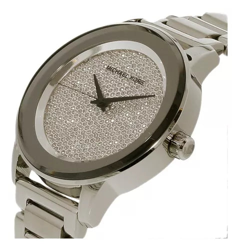 Michael Kors Kinley Diamond Pave Silver Dial Silver Steel Strap Watch for Women - MK5996 Buy Now By Michael Kors