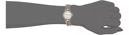 Michael Kors Camille Pavé Chronograph Silver Dial Two Tone Steel Strap Watch for Women - MK6843 Buy Now By Michael Kors