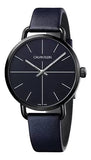 Calvin Klein Even Blue Dial Blue Leather Strap Watch for Men - K7B214VN Buy Now By Calvin Klein