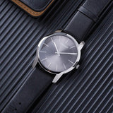 Calvin Klein City Grey Dial Black Leather Strap Watch For Men - K2G21107 Buy Now By Calvin Klein