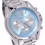 Michael Kors Bradshaw Chronograph Blue Dial Silver Steel Strap Watch For Women - MK6099 Buy Now By Michael Kors