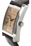 Emporio Armani Classic Beige Dial Brown Leather Strap Watch For Men - AR0154 Buy Now By Emporio Armani
