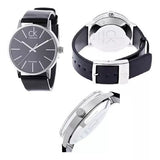 Calvin Klein Minimal Black Dial Black Leather Strap Watch for Men - K7621107 Buy Now By Calvin Klein