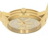 Michael Kors Runway Mercer Crystals Gold Dial Gold Steel Strap Watch For Women - MK6714 Buy Now By Michael Kors