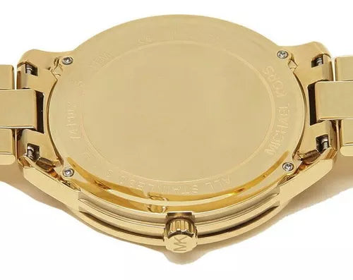 Michael Kors Runway Mercer Crystals Gold Dial Gold Steel Strap Watch For Women - MK6714 Buy Now By Michael Kors