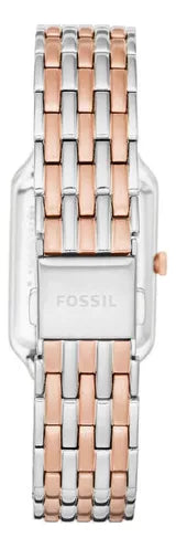 Fossil Raquel Three Hand White Dial Two Tone Steel Strap Watch For Women - ES5222 Buy Now By Fossil