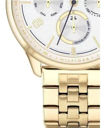 Tommy Hilfiger Harper Chronograph White Dial Gold Steel Strap Watch For Women - 1782223 Buy Now By Tommy Hilfiger