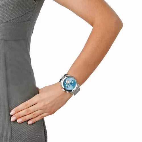 Michael Kors Runway Quartz Blue Dial Silver Steel Strap Watch For Women - MK5953 Buy Now By Michael Kors