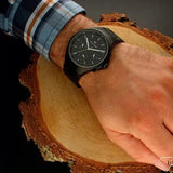 Tommy Hilfiger Justin Chronograph Black Dial Black Steel Strap Watch For Men - 1792055 Buy Now By Tommy Hilfiger