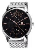 Tommy Hilfiger Hunter Quartz Black Dial Silver Steel Strap Watch for Men - 1791610 Buy Now By Tommy Hilfiger
