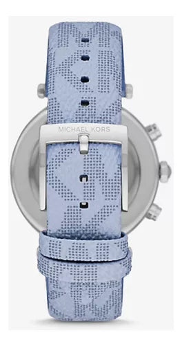 Michael Kors Parker Silver Dial Blue Leather Strap Watch For Women - MK6936 Buy Now By Michael Kors