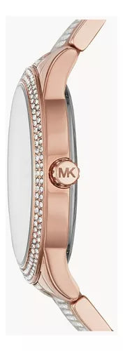 Michael Kors Tibby Chronograph Crystals Rose Gold Dial Rose Gold Steel Strap Watch For Women - MK6826 Buy Now By Michael Kors