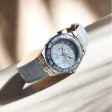 Guess Limelight Quartz Blue Dial Blue Leather Strap Watch For Men - W0775l1 Buy Now By Guess