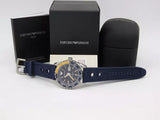 Emporio Armani Sportivo Chronograph Quartz Blue Dial Blue Rubber Strap Watch For Men - AR6045 Buy Now By Emporio Armani