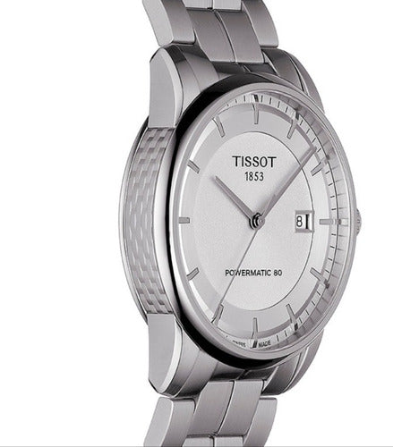Tissot Luxury Powermatic 80 Silver Dial Silver Steel Strap Watch For Men - T086.407.11.031.00 Buy Now By Tissot