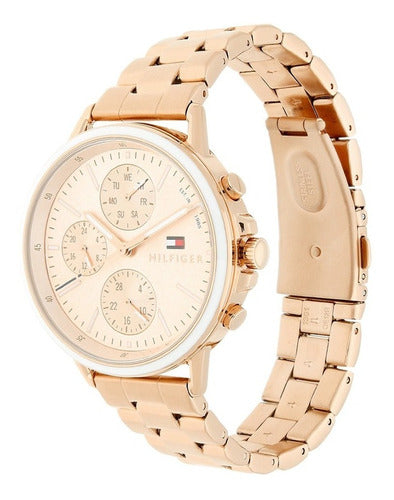 Tommy Hilfiger Carly Rose Gold Dial Rose Gold Steel Strap Watch for Women - 1781788 Buy Now By Tommy Hilfiger