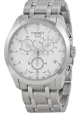 Tissot T Classic Couturier Chronograph White Dial Silver Steel Strap Watch For Men - T101.617.11.031.00 Buy Now By Tissot