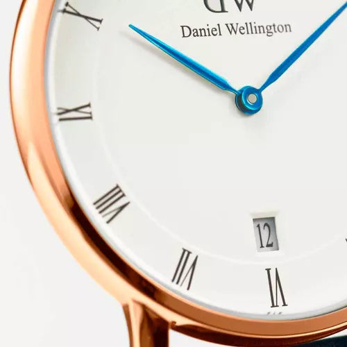 Daniel Wellington Dapper Durham White Dial Brown Leather Strap Watch For Men - DW00100115 Buy Now By Daniel Wellington