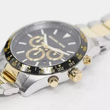 Michael Kors Layton Chronograph Black Dial Two Tone Steel Strap Watch For Men - MK8784 Buy Now By Michael Kors