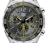 Tag Heuer Formula 1 Ayrton Senna Special Edition Grey Dial Silver Steel Strap Watch for Men - CAZ101AF.BA0637 Buy Now By Tag Heuer
