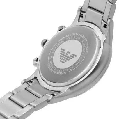 Emporio Armani Renato Chronograph Blue Dial Silver Steel Strap Watch For Men - AR11458 Buy Now By Emporio Armani