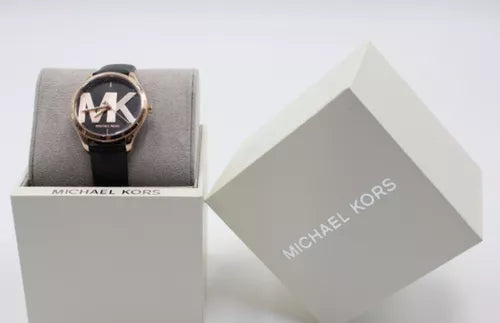 Michael Kors Jaycie Quartz Black Dial Black Leather Strap Watch for Women - MK2860 Buy Now By Michael Kors
