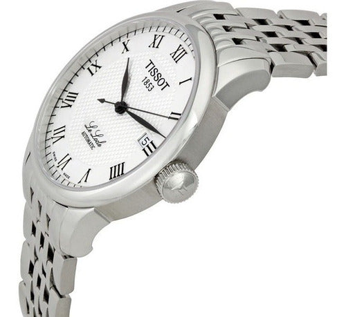 Tissot T Classic Le Locle Automatic White Dial Silver Steel Strap Watch For Men - T41.1.483.33 Buy Now By Tissot