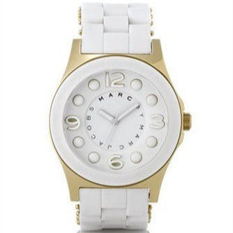 Marc Jacobs Pelly White Dial White SIlicone Strap Watch for Women - MBM2525 Buy Now By Marc Jacobs