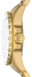 Fossil Blue Dive Three Hand White Dial Gold Steel Strap Watch For Women - ES5350 Buy Now By Fossil