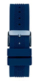 Guess Delta Blue Dial Blue Silicone Strap Watch for Men - GW0051G4 Buy Now By Guess