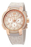 Michael Kors Sidney Chronograph White Dial Beige Leather Strap Watch For Women - MK6949 Buy Now By Michael Kors