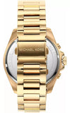 Michael Kors Brecken Chronograph Black Dial Gold Steel Strap Watch For Men - MK8848 Buy Now By Michael Kors