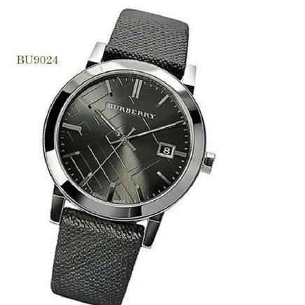 Burberry Heritage Grey Dial Black Leather Strap Watch for Men - BU9024 Buy Now By Burberry