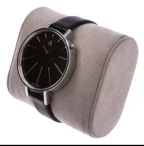 Calvin Klein Equal Black Dial Black Leather Strap Watch for Women - K3E231C1 Buy Now By Calvin Klein