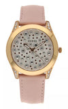 Guess Wonderlust Beige Dial Pink Leather Strap Watch for Women - W1065L1 Buy Now By Guess