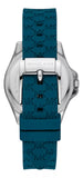 Michael Kors Mini Pilot Pave Blue Dial Blue Silicone Strap Watch for Women - MKO1004 Buy Now By Michael Kors