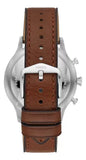 Fossil Retro Pilot Chronograph Blue Dial Brown Leather Strap Watch for Men - FS5832 Buy Now By Fossil