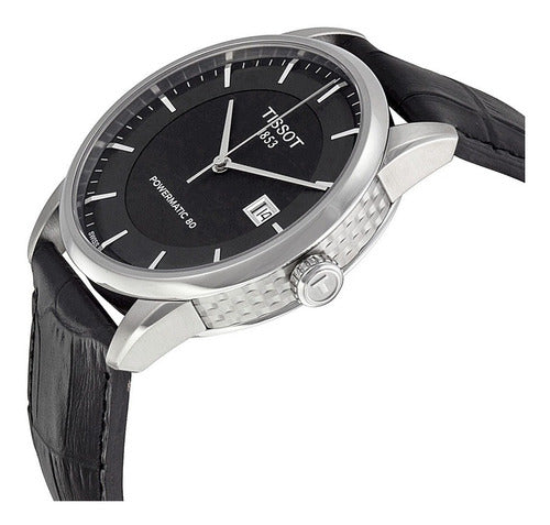 Tissot T Classic Luxury Black Dial Black Leather Strap Watch For Men - T086.407.16.051.00 Buy Now By Tissot
