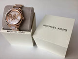 Michael Kors Janelle Three Hand Rose Gold Dial Two Tone Steel Strap Watch For Women - MK7089 Buy Now By Michael Kors