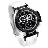 Tissot T Race Chronograph Black Dial White Rubber Strap Watch for Men - T048.417.27.057.05 Buy Now By Tissot