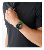 Michael Kors Everest Chronograph Black Dial Green Silicone Strap Watch For Men - MK8981 Buy Now By Michael Kors