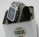 Fossil Inscription Multifunction Black Dial Silver Steel Strap Watch for Men - BQ2655 Buy Now By Fossil
