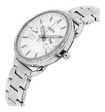 Fossil Tailor White Dial Silver Steel Strap Watch for Women - ES4262 Buy Now By Fossil
